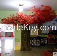 artificial covered red maple tree