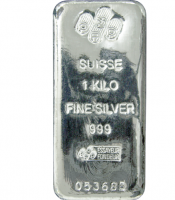 Silver Bars / 1 kg PAMP Suisse Silver Cast Bar