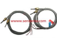 PT1000 Temperature Probe SUS304 5*30mm (including thread length 15mm)  M8*1.25mm Screw PVC; 2-Wire, 500mm Cable Length