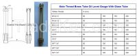 Elbow Brass Tube Oil Level Gauge Indicator Oil Level Indicator With Glass Tube