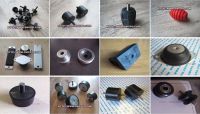 Custom ingection rubber bumpers with threaded stud