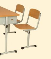 varnished, lacquered backs and seats for school chairs, curved plywood