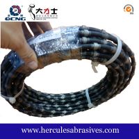 Diamond wire saw for marble quarrying spring wire saw rubber wire saw