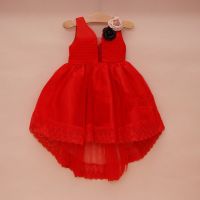 Senior children's dresses studded shoulder lovely flowers party