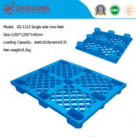 Heavy Duty Single Faced Plastic Pallet For Stacking