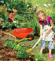 Plastic Kids Garden Tools Wheelbarrow Wb0208