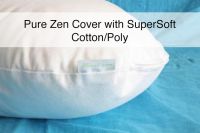 A Luxurious SuperSoft Cotton/Poly Woven Pillow Cover for &quot;The Pure Zen Pillow&quot;