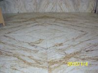 Golden Spider Marble block