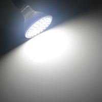 NEW LED Spotlight GU10 lamp 6W AC 220V Heat-resistant Glass Body 3528 SMD 60LEDs White/Warm White LED Bulbs lighting