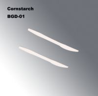 China Made Bgd-01 (160mm) Cornstarch Knife, Disposable And 100% Biodegradable Cutlery