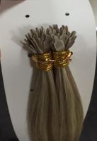 Double drawn remy fan tip hair extensioin