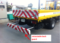 Truck Mounted Attenuator-retractable back guard