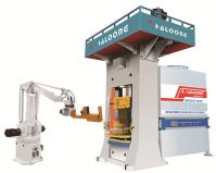 Automatic refractory brick production line