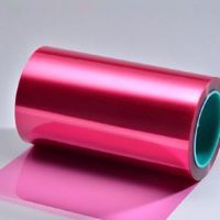 Red silicone coated release PET film