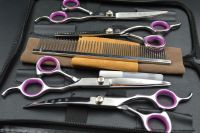WYPCT36 professional pet hair cutting and thinning scissor set box