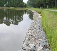 gabion cage for flood
