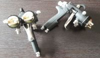 One Body Aluminum Double Nozzle Spray Gun Pistola