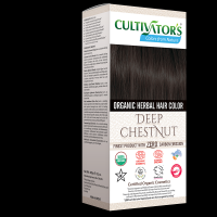 Organic Herbal Hair Color Deep Chestnut