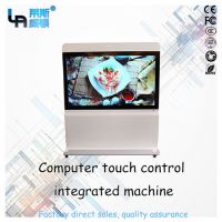 LASVD 65" capacitive IP65 waterproof LCD touch all in one TV pc computer widely used in the conference room