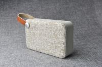portable fabric stereo bluetooth speaker with Microphone, TF input and Aux-in