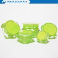 Plastic acrylic diamond cosmetic jar