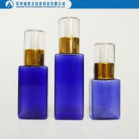 Plastic square bottle with dropper