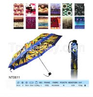 3 Fold Pattern Printing Umbrella