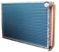 cooling coil with dehumidification, water still cooling coil, evaporator cooling coil, chilled water heat exchanger