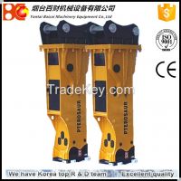 Pterosaur best price high quality YLB1400 hydraulic breaker hammer with chisel 140mm