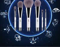 MSQ New 6pcs white constellation Makeup Brush Set with magnet box