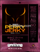 Perky Jerky Bbq With Seoul Beef Jerky