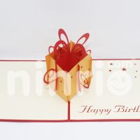 Gift box 3d pop-up card