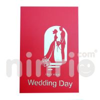 Wedding satge 3d pop-up card