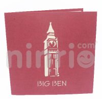 Big Ben 3d pop-up card