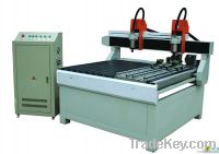 two heads four axises rotary cylinder 3D wood engraving machine