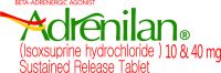 Adrenilan Â® (Isoxsuprine hydrochloride )Sustained Release Tablet - Taj Pharma 