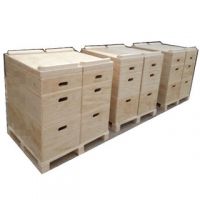 Crossfit Wooden jerk blocks for crossfit lifting and weight lifting