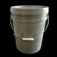 Wholesale food grade white round plastic bucket 15L,18L 20L