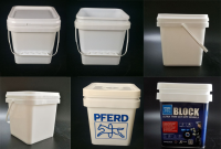 Wholesale Food Grade Square Plastic Bucket 2l, 3l, 4l, 5l