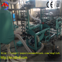 Semi-automatic conical paper tube production line