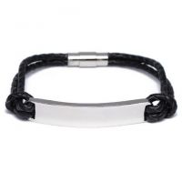 https://www.tradekey.com/product_view/Black-Braided-Leather-Id-Bracelet-8755691.html
