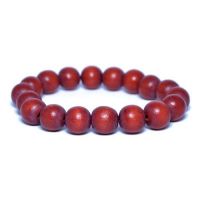 Men's Natural Brown Wooden Bead Bracelet