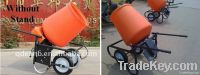 portable mini concrete mixer with 120L poly drum