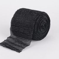 Buy black bling diamond rolls (4 Inch x 10 Yards) @ $10.05