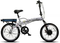 ProdecoTech Mariner v5F 36V300W 1 Speed Electric Bicycle 10Ah Samsung Li Ion, Brushed Aluminum, 17" / One Size