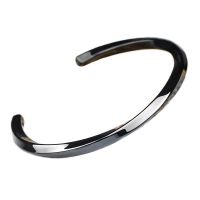 Stainless Steel Twist Cuff Bracelet For Men