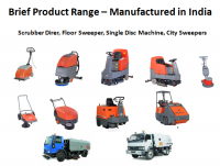 Scrubber Drier, Floor Sweeper, Ride on scrubber, Ride on Sweeper, Truck Mounted Sweeper, Vacuum cleaners