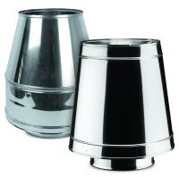 ACCESSORIES - Single/Double Wall Stainless Steel AISI 304/316L Chimney Flue Fittings