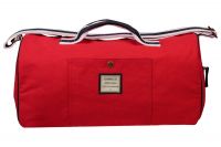 Red Color Canvas Duffel Bag