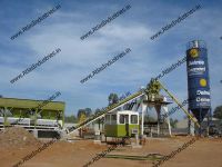 Mobile Concrete batch Plant